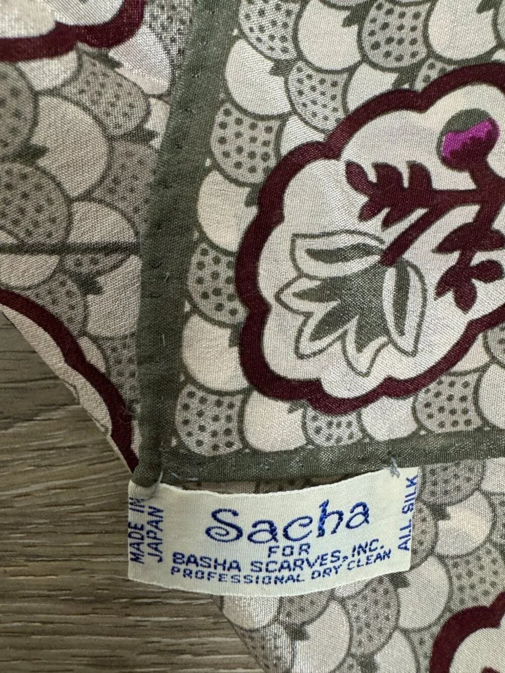 Vintage Sasha Silk Scarf